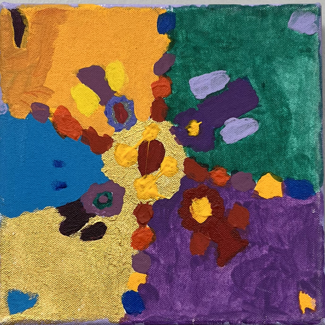 Cassie Sullivan, Acrylic on Canvas, &#39;Meeting Elements&#39;