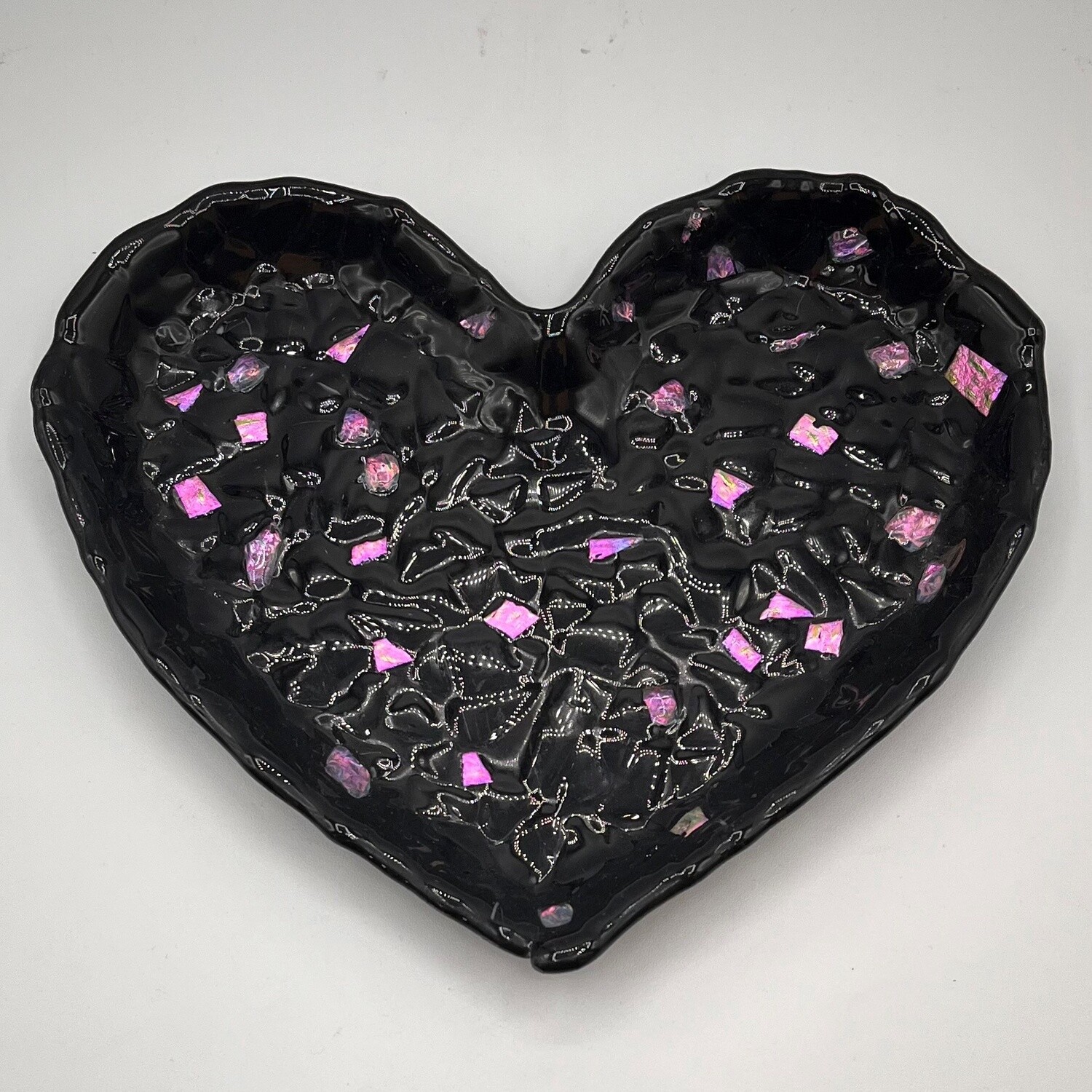 Studio, Glass Dish, Heart Shaped