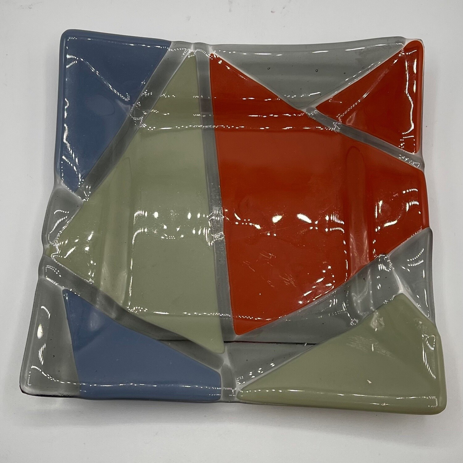 Steve Gall, Colorful shapes glass dish