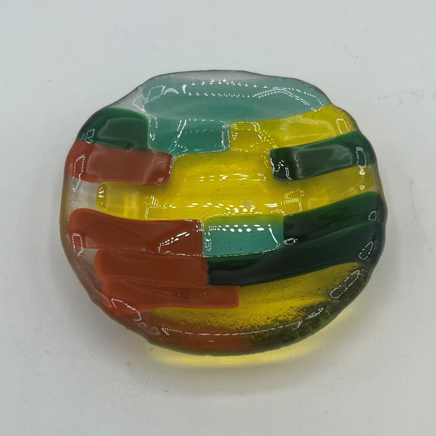 Alphonso Rowe, Multi-color glass ring dish