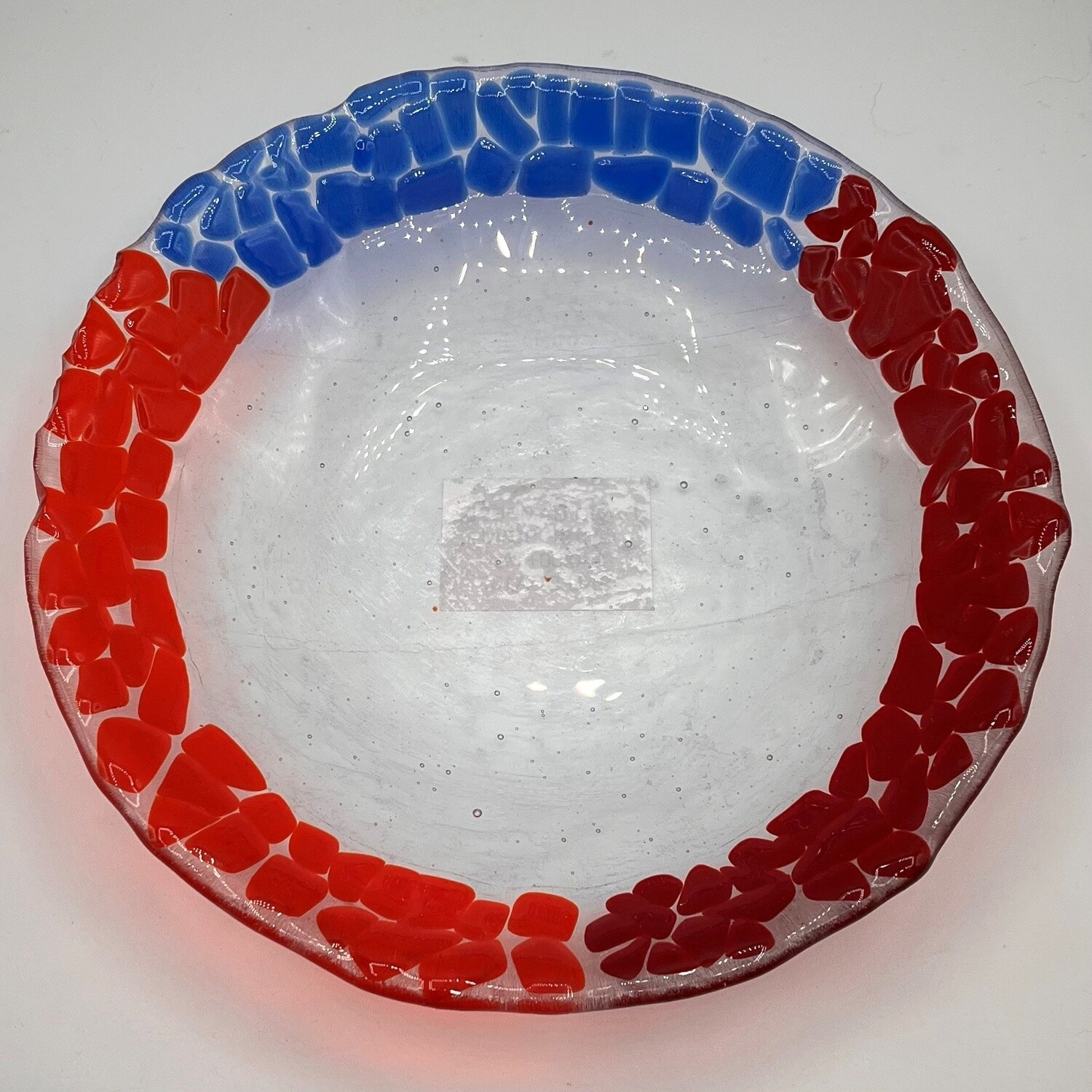 David Campbell, Red and blue glass bowl