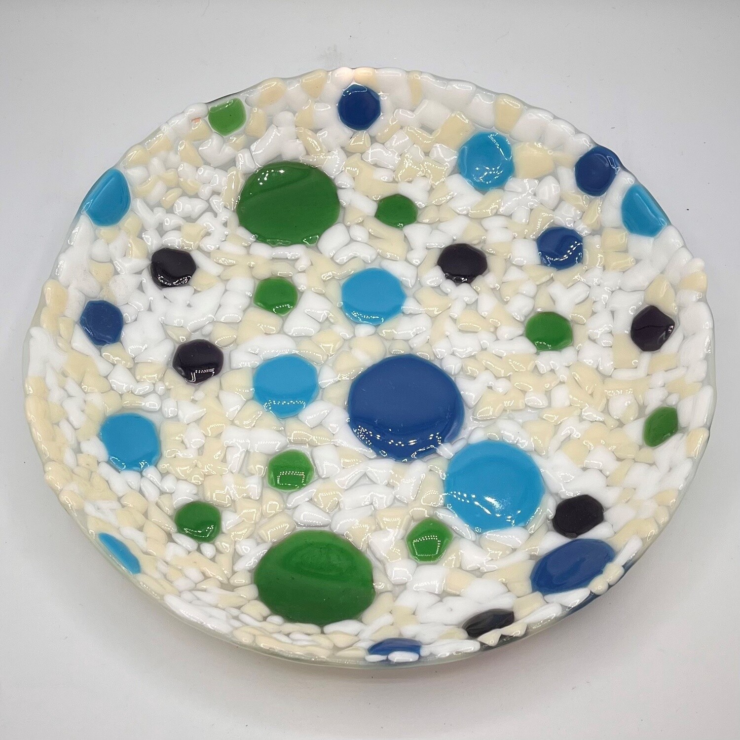 Tammy McCammon, Multi-color chunky glass dish