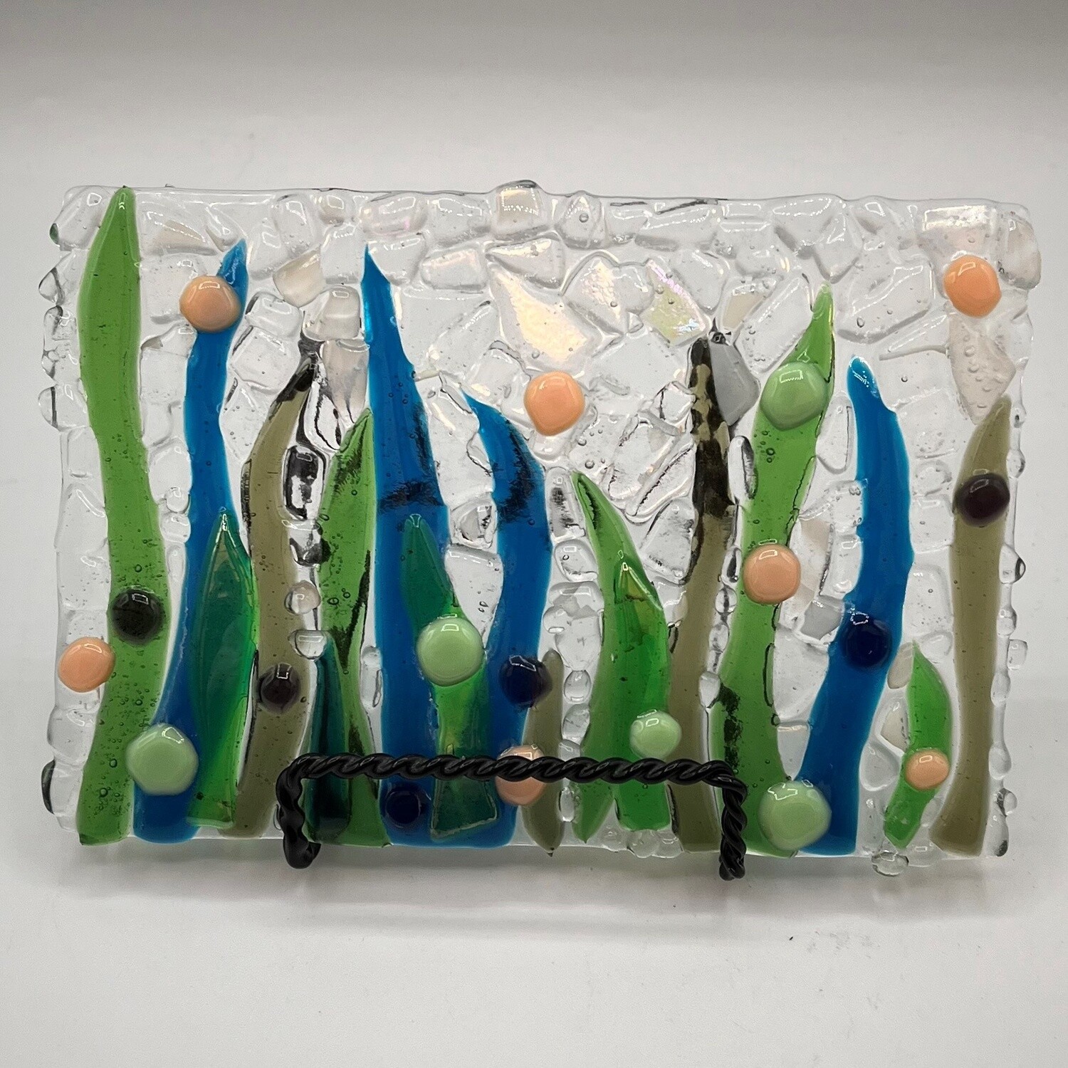 Brett Garrett, Colorful seaweed glass stand piece