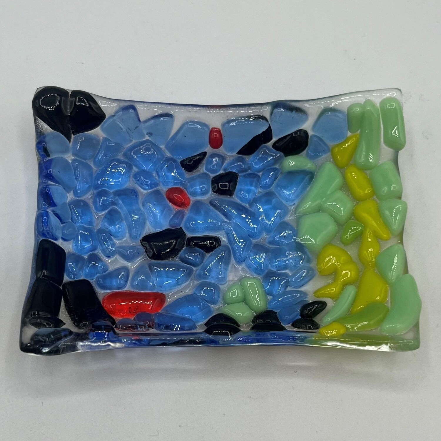 Tammy Mccammon, Multi-color chunky glass soap dish