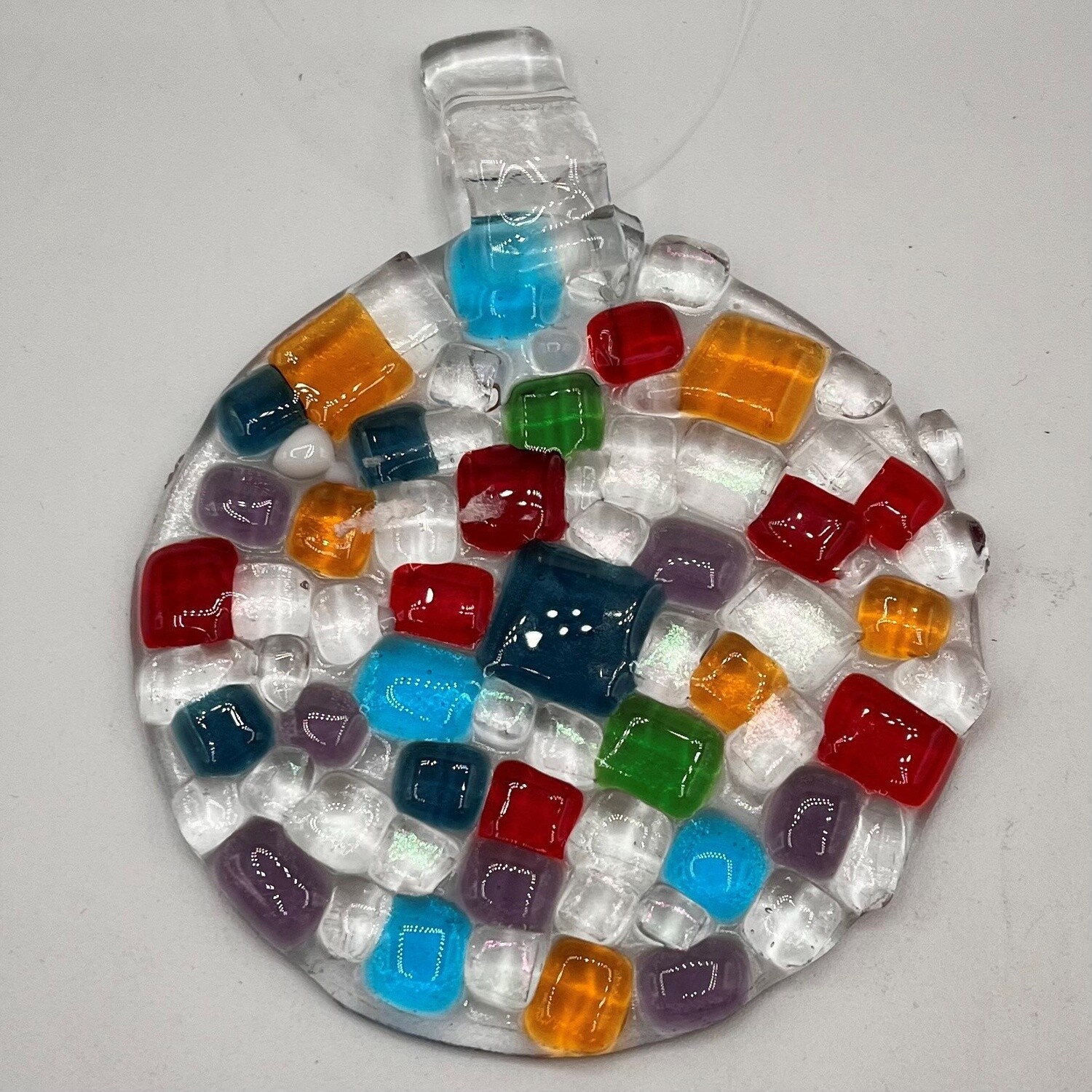 Allison Davis, Colorful designed glass suncatcher