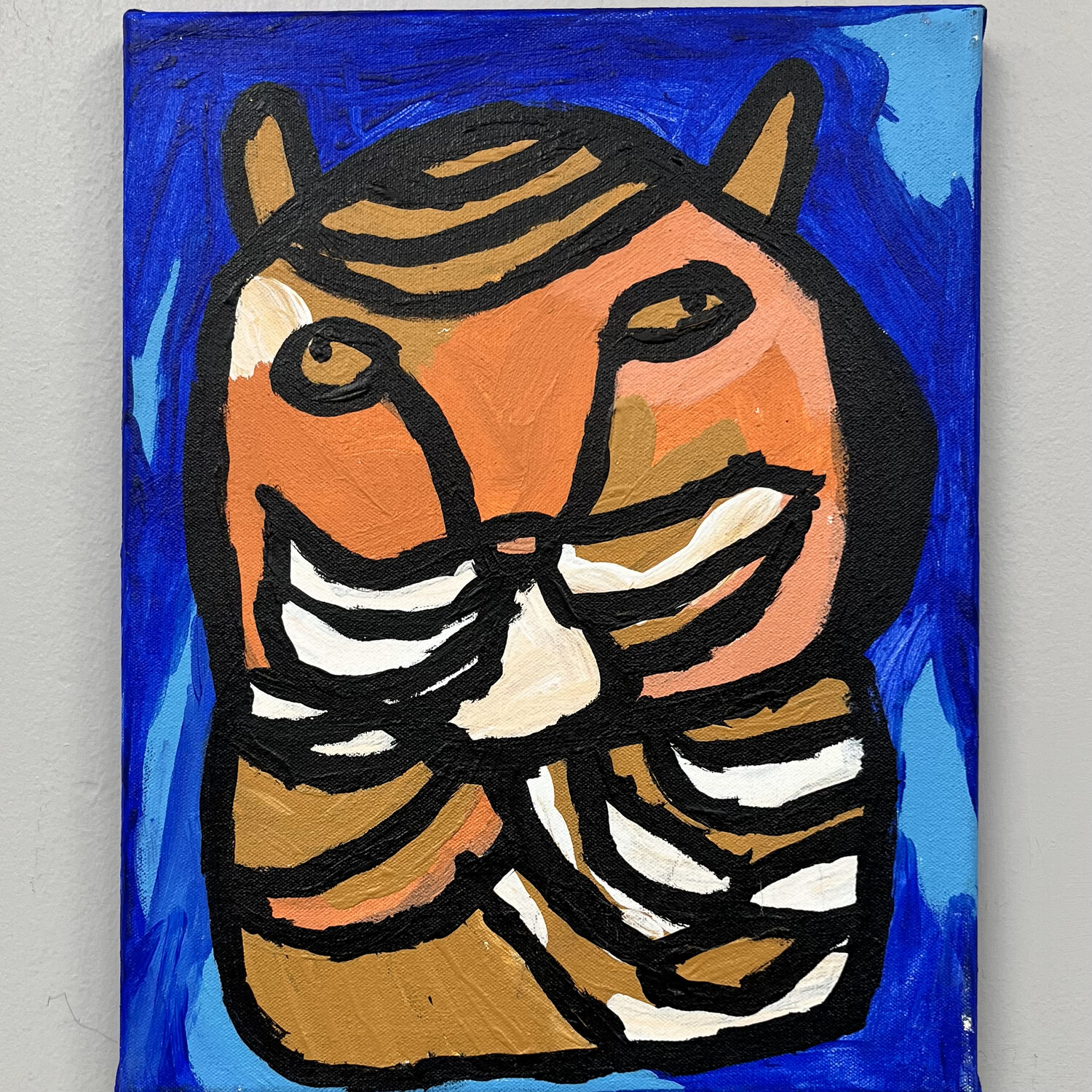 Brett Garrett, Acrylic on canvas, &#39;Bengals&#39;