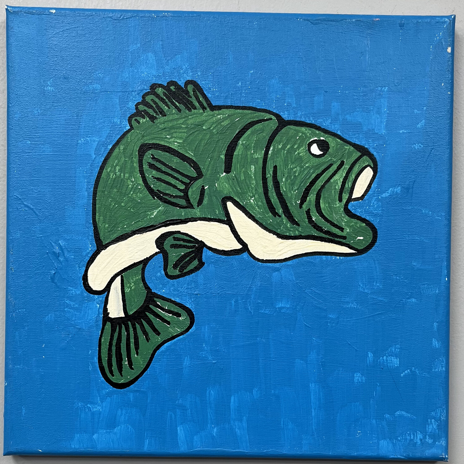 Courtney Malone, Making a Splash, Acrylic on Canvas