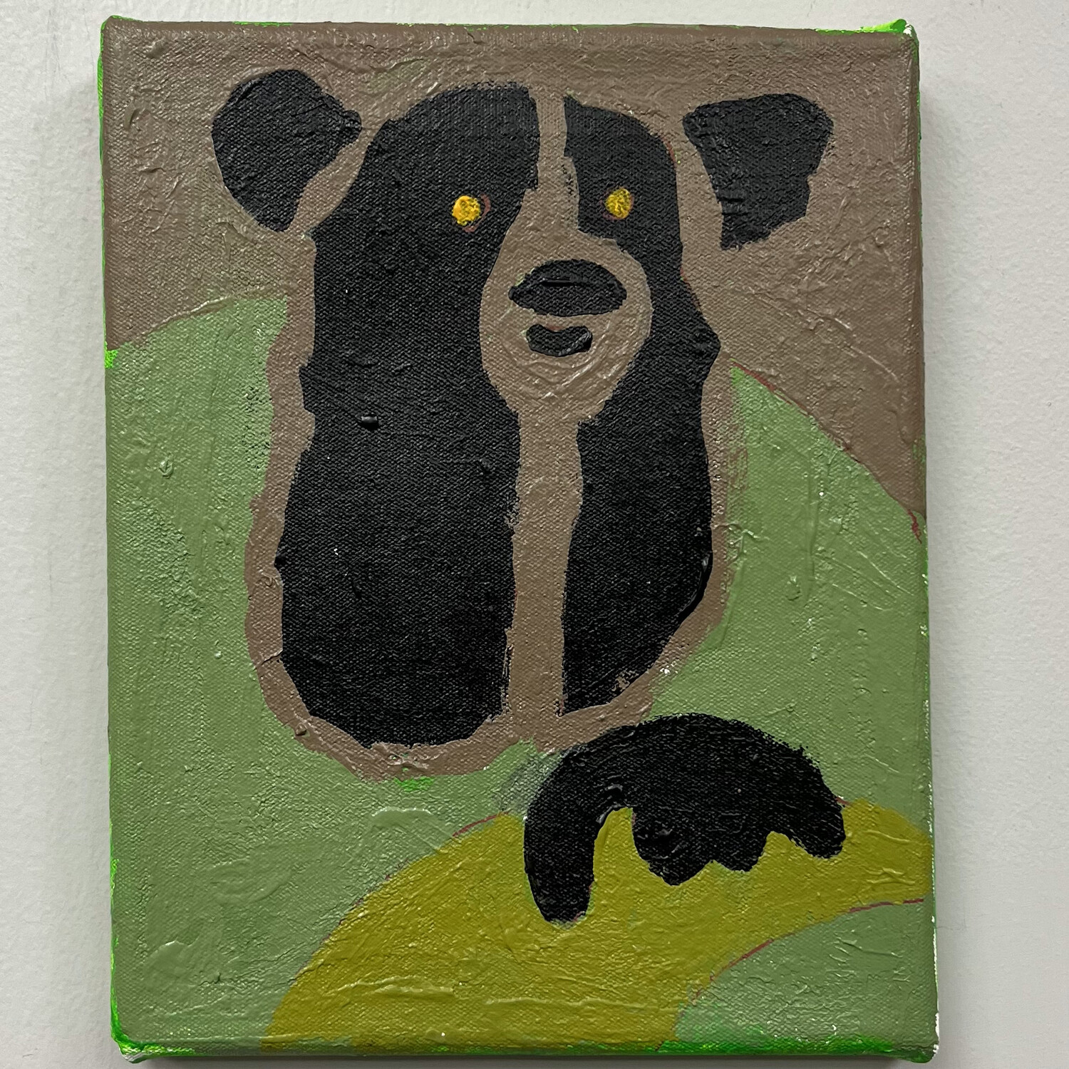 Evan Pohlman, &#39;Black Bear&#39;, Acrylic on canvas