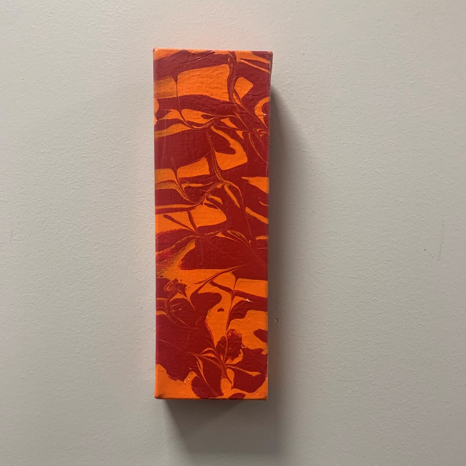 Studio, Burgundy Explosion, Acrylic on Canvas