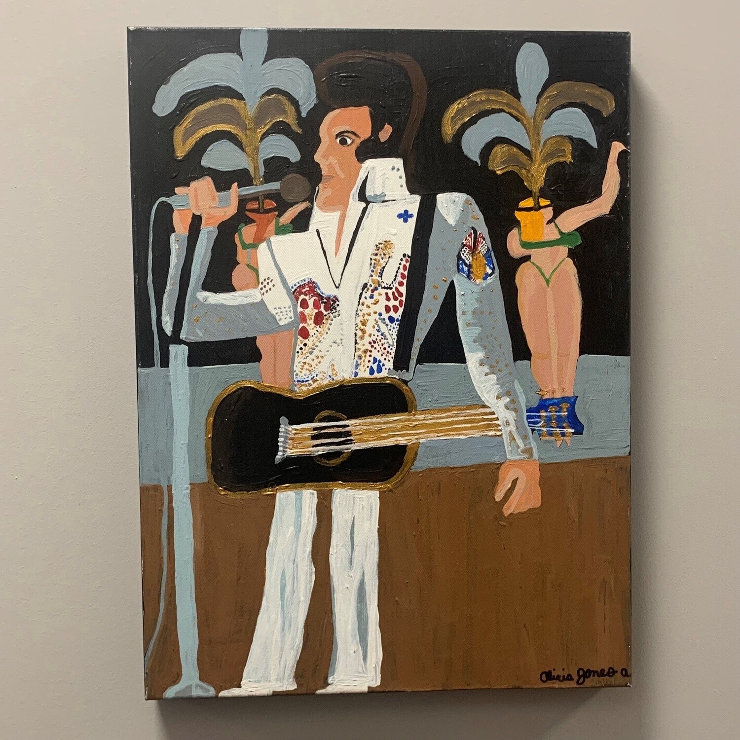 Studio, Viva Las Vegas, Acrylic on Canvas