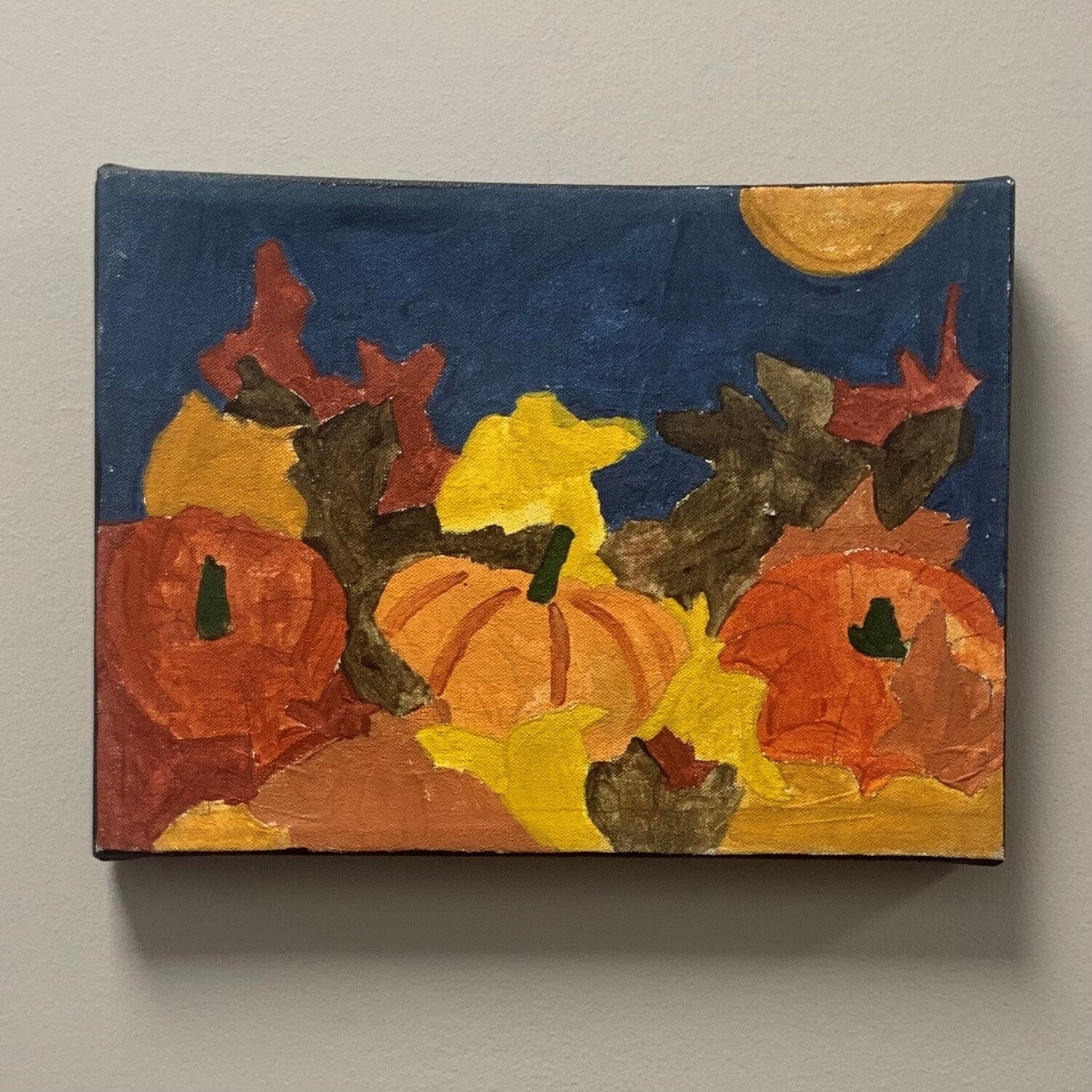 Studio, Pumpkin Patch, Acrylic on Canvas