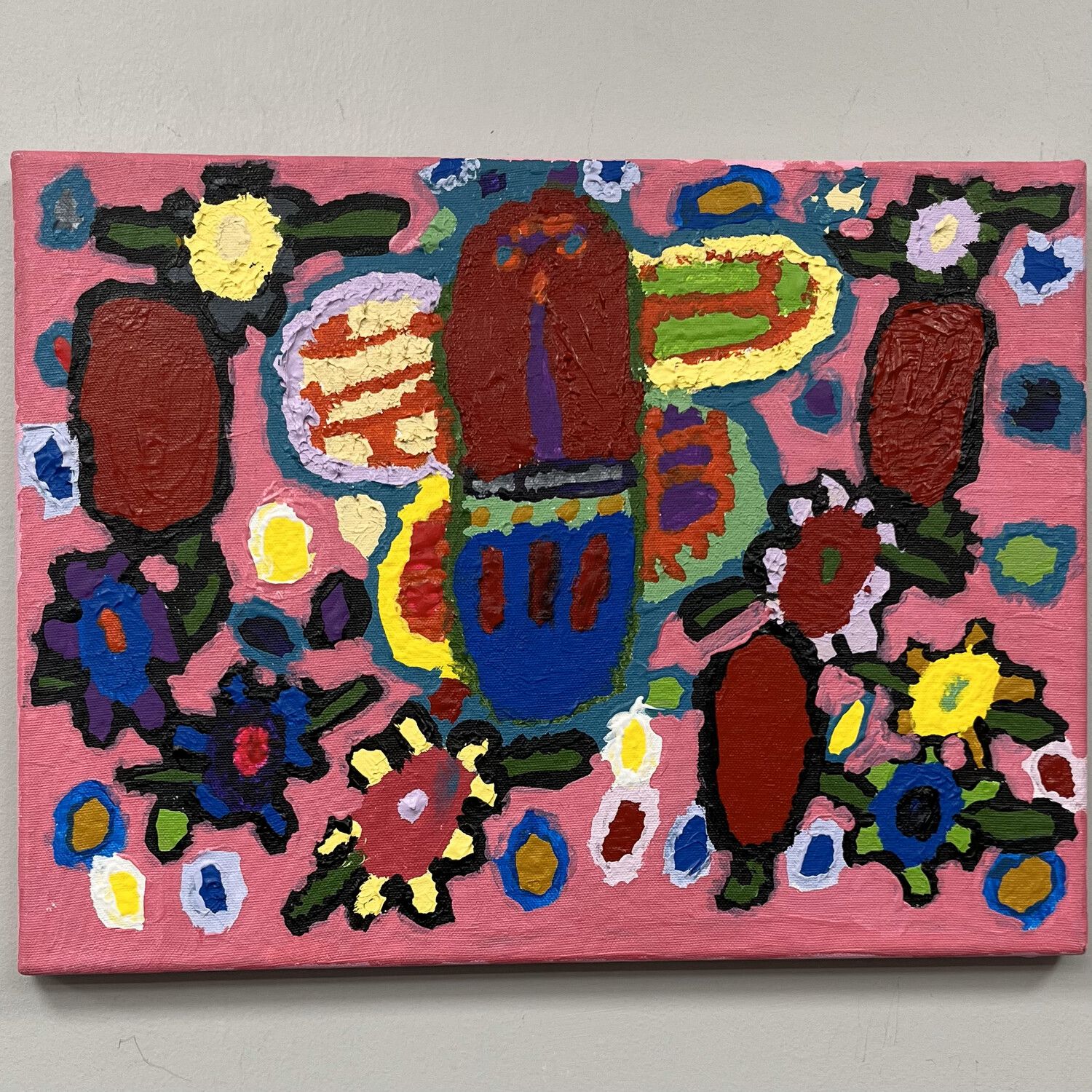 Cassie Sullivan, Flutterby, Acrylic on Canvas