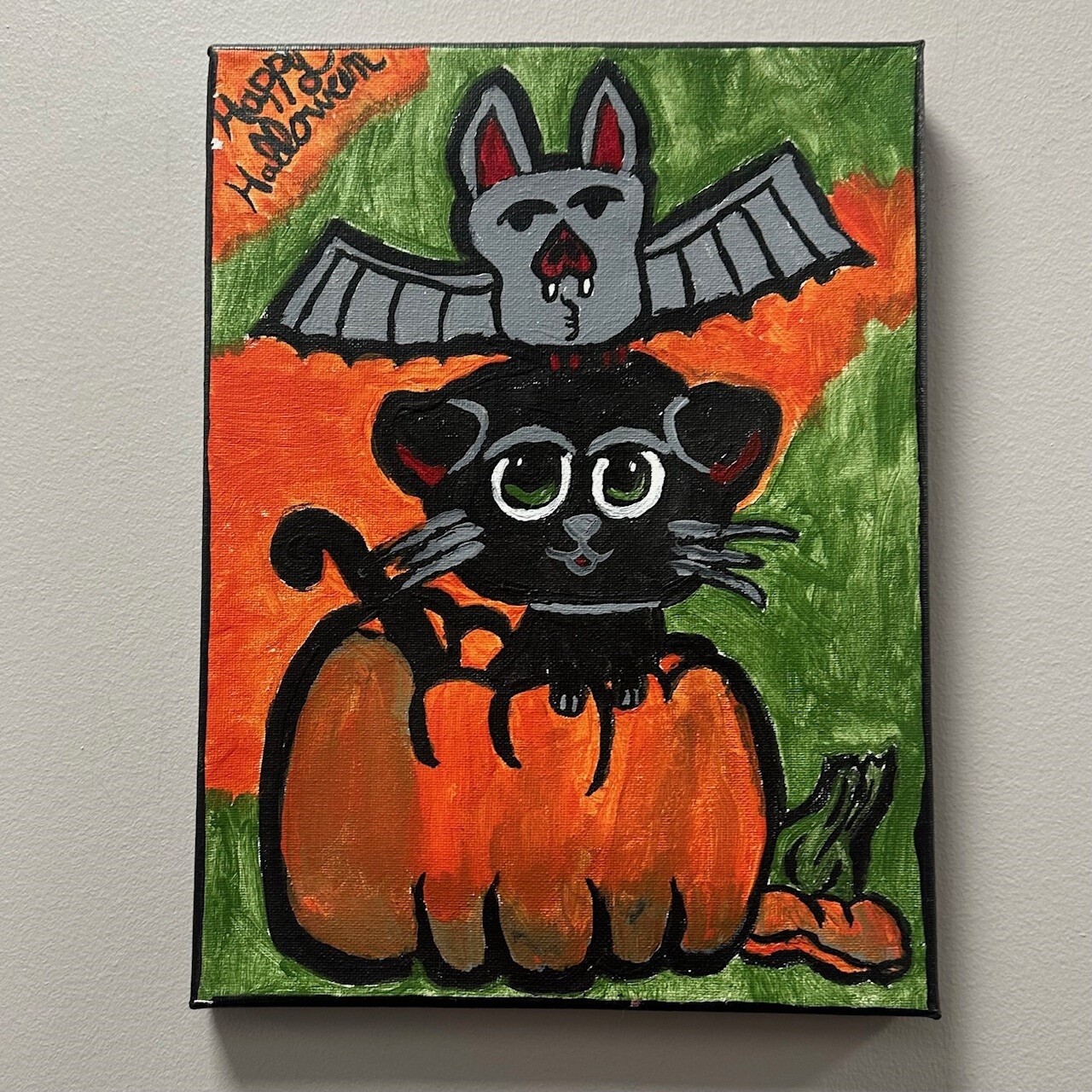Studio, Acrylic on Canvas, &#39;1990s All Hallows Eve&#39;