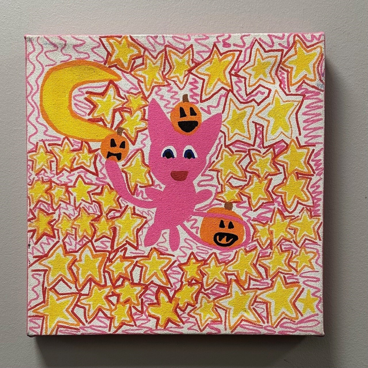 Studio, Halloween Sprite, Acrylic on Canvas