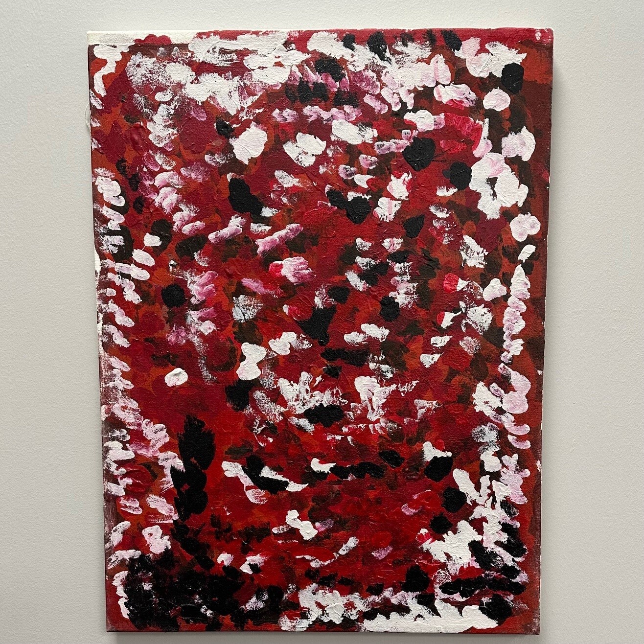 Alphonso Rowe, Acrylic on Canvas, Roses Are Red