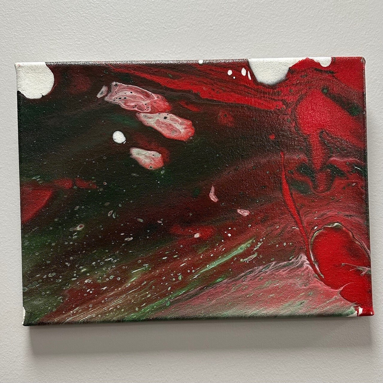 Morgan Gattermeyer, Seeing Red, Acrylic on Canvas