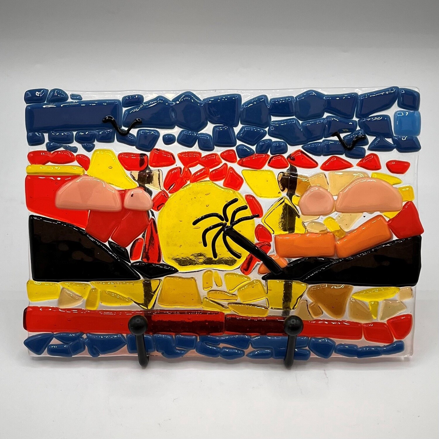 Andrea Walker, Sunset beach glass stand piece