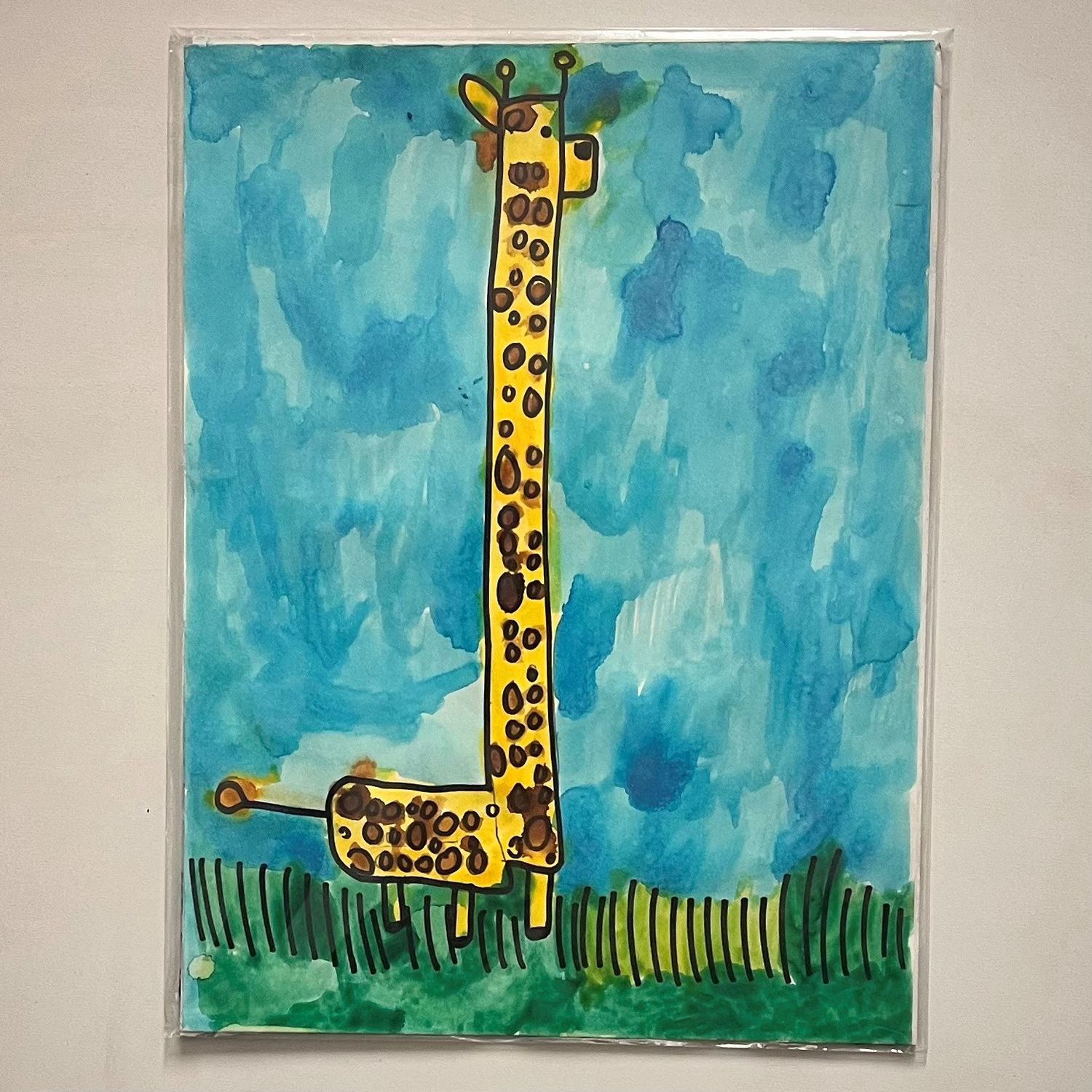Evan Pohlman, Giraffe, Works on paper