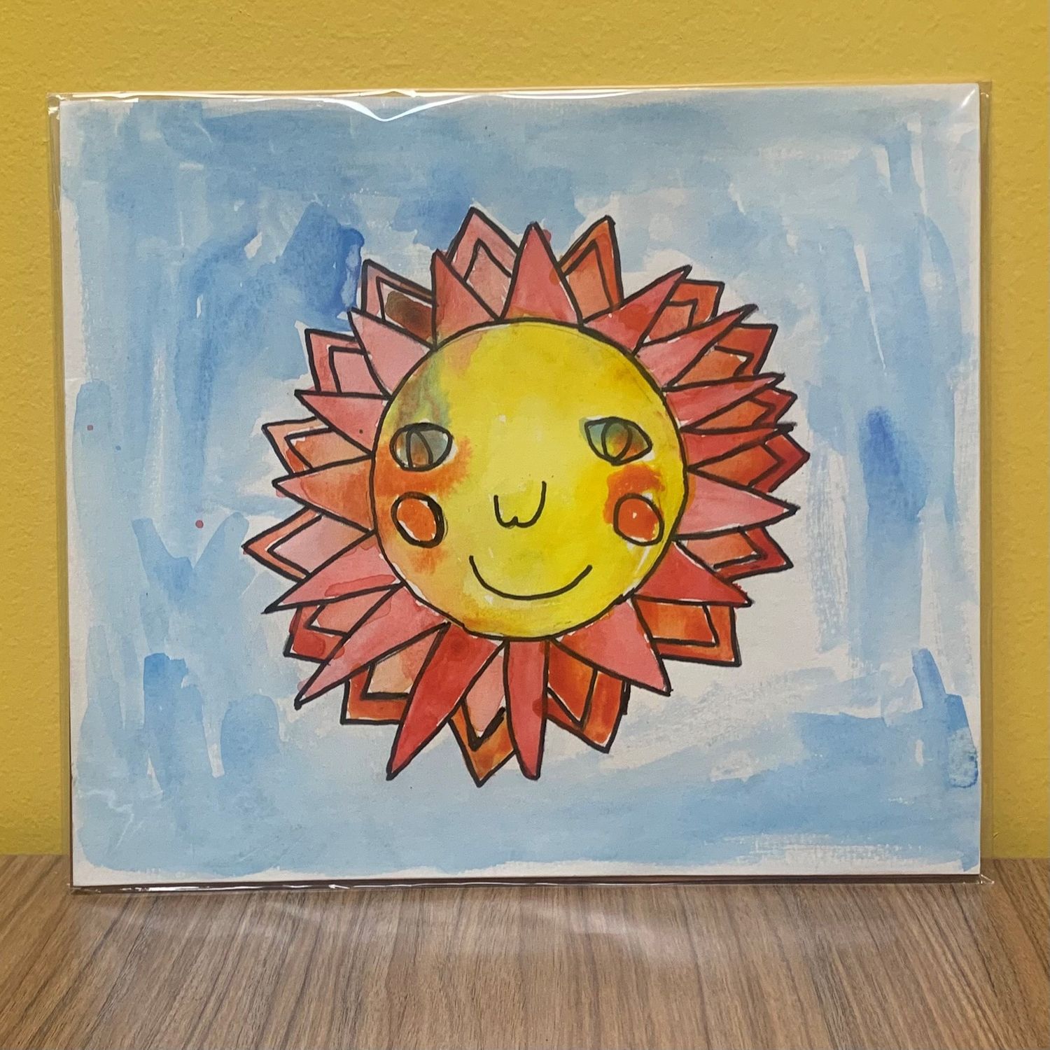 David Campbell, Smiling Sun, Work on Paper