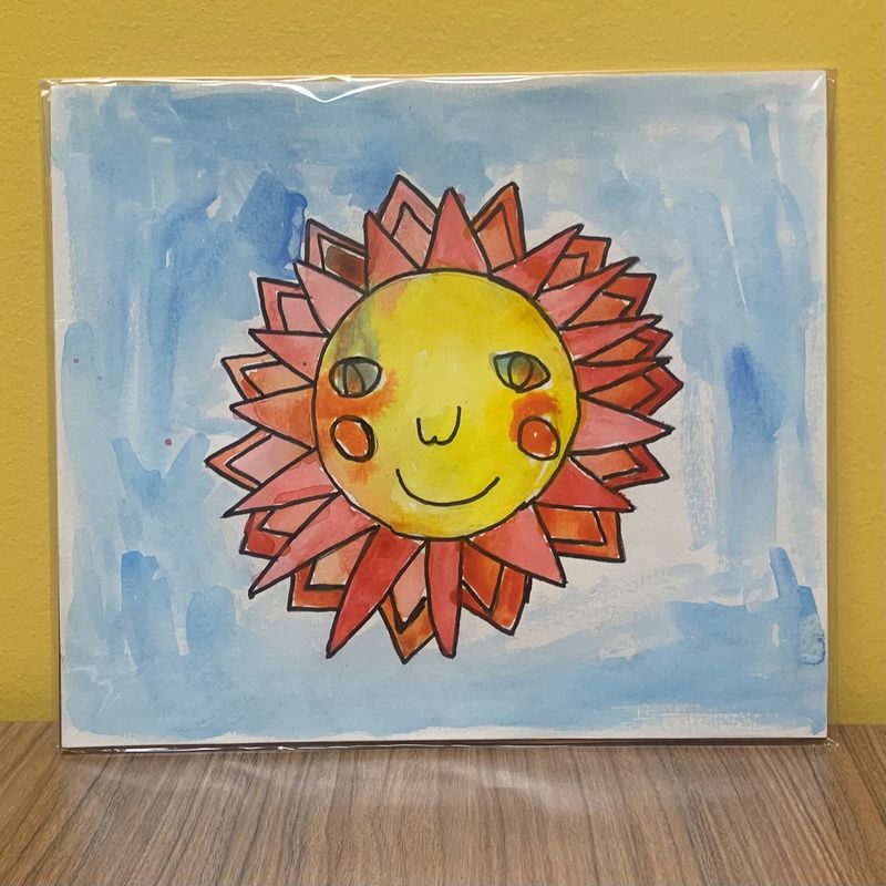 David Campbell, Smiling Sun, Work on Paper