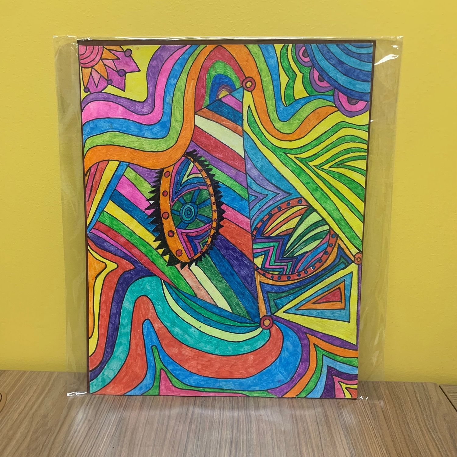 Allison Davis, Trippy Eye, Works on paper