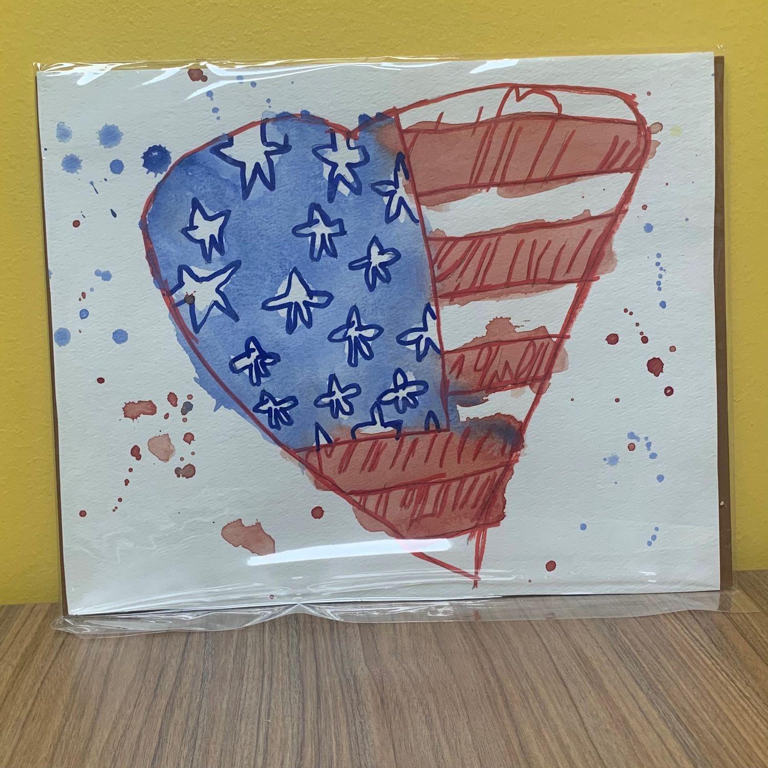 James Egan, Patriotic Love, Works on paper