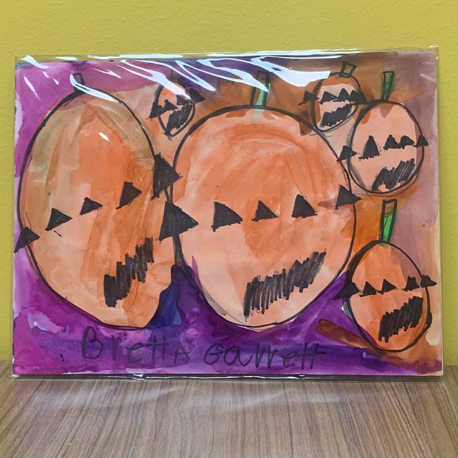 Berett Garrett, Work on Paper, The Pumpkin Council