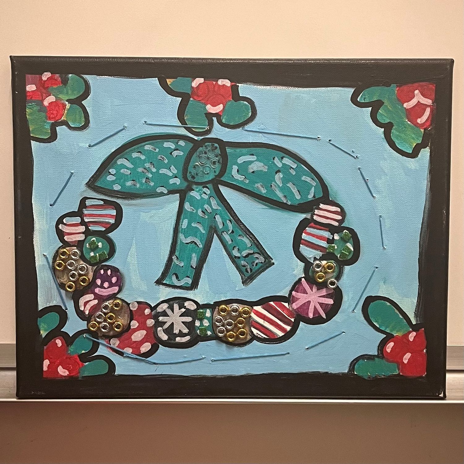 Beth Shaw, Merry and bright, Acrylic on canvas
