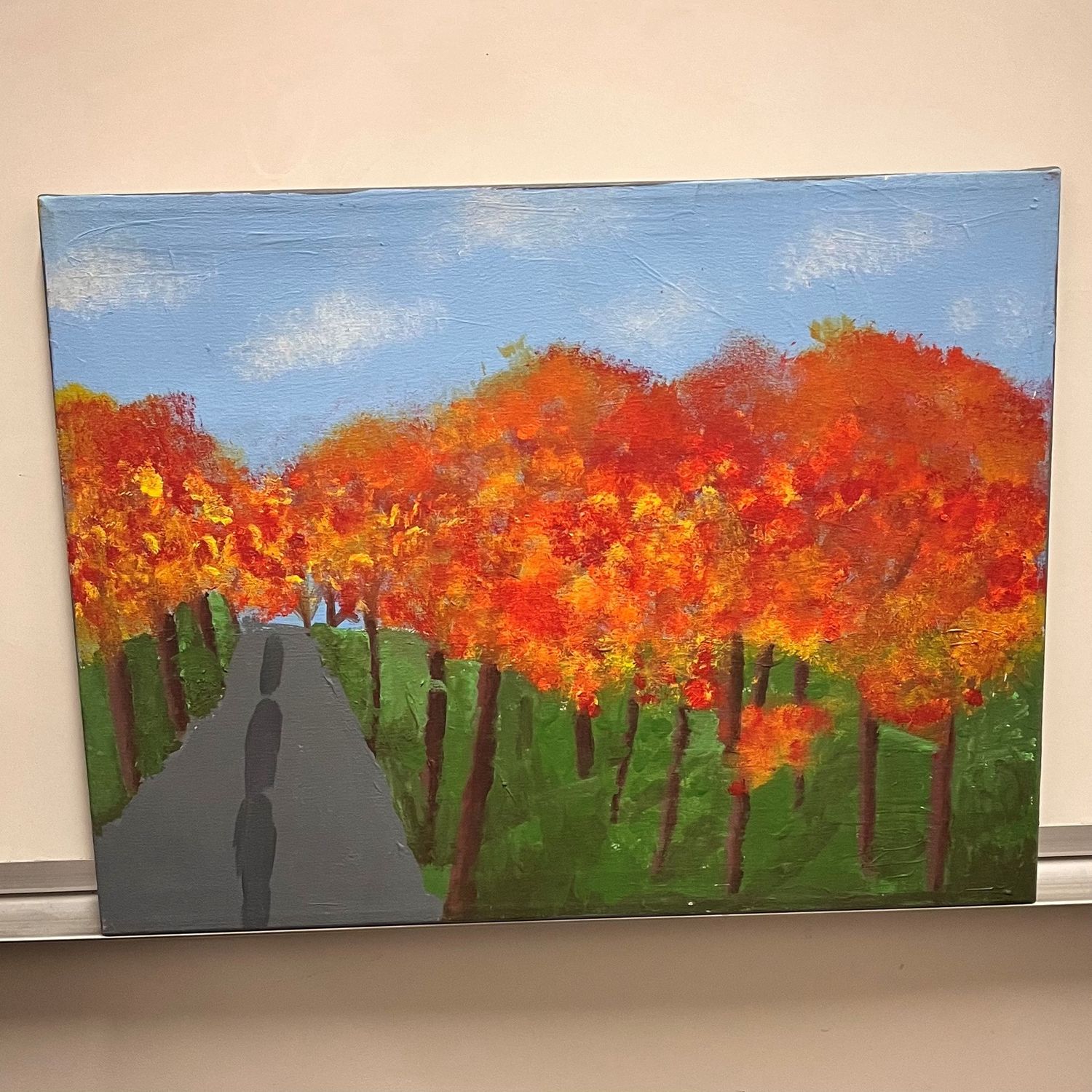 Studio, Autumn Park, Acrylic on canvas