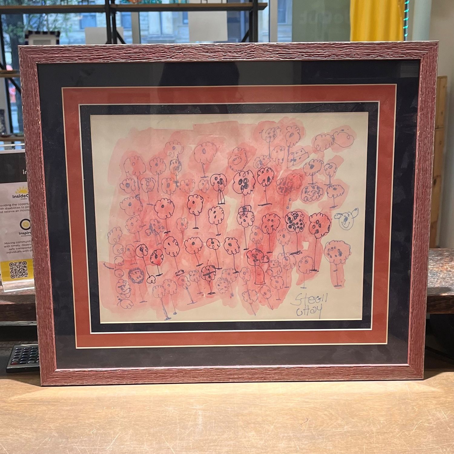 Steve Gall, Framed Work On Paper, The Gardener