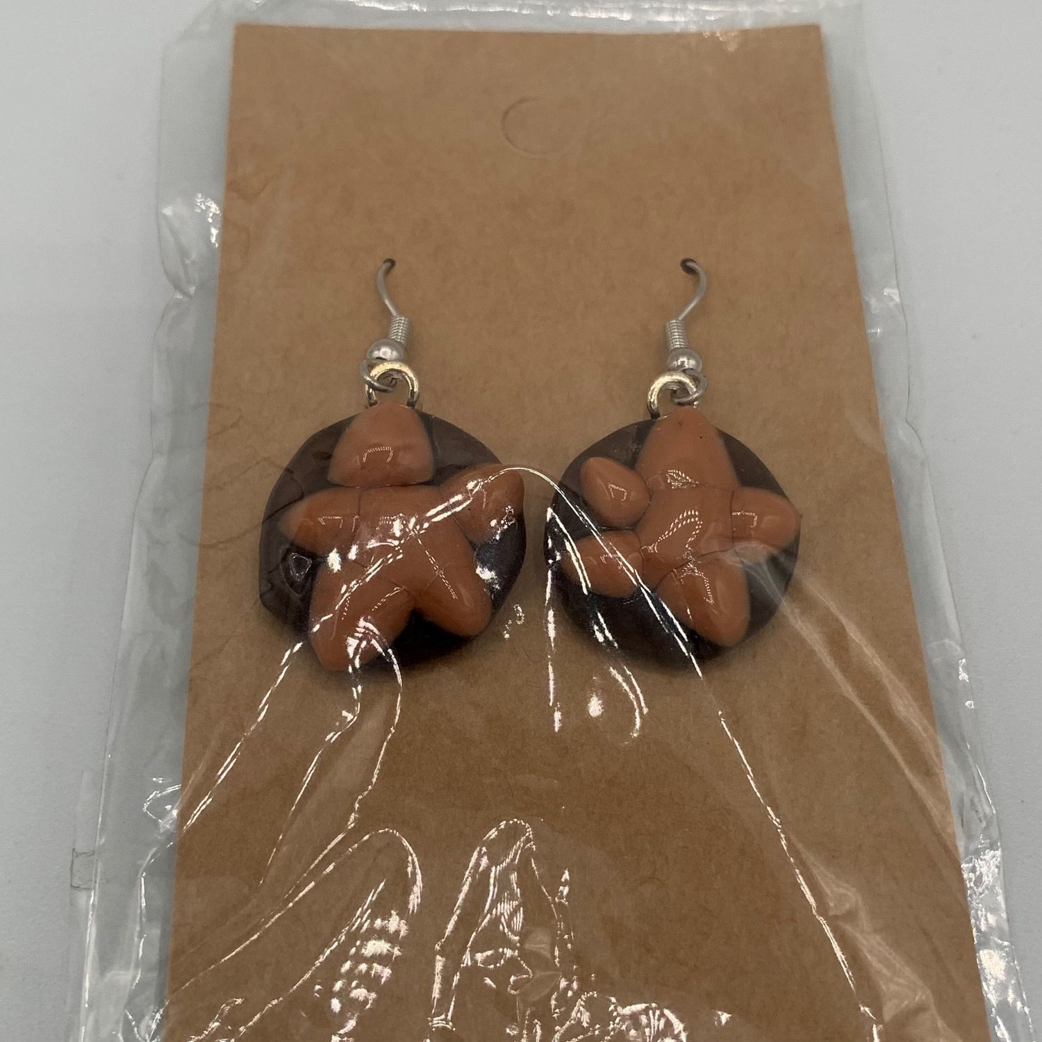 Kara Burgdorf, Earrings, Brown