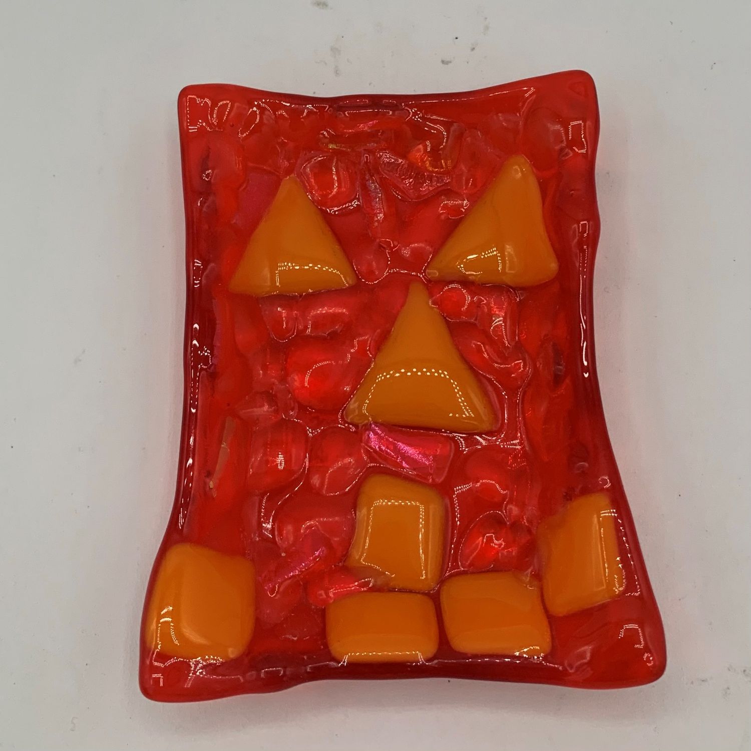 Alphonso Rowe, Pumpkin face glass soap dish
