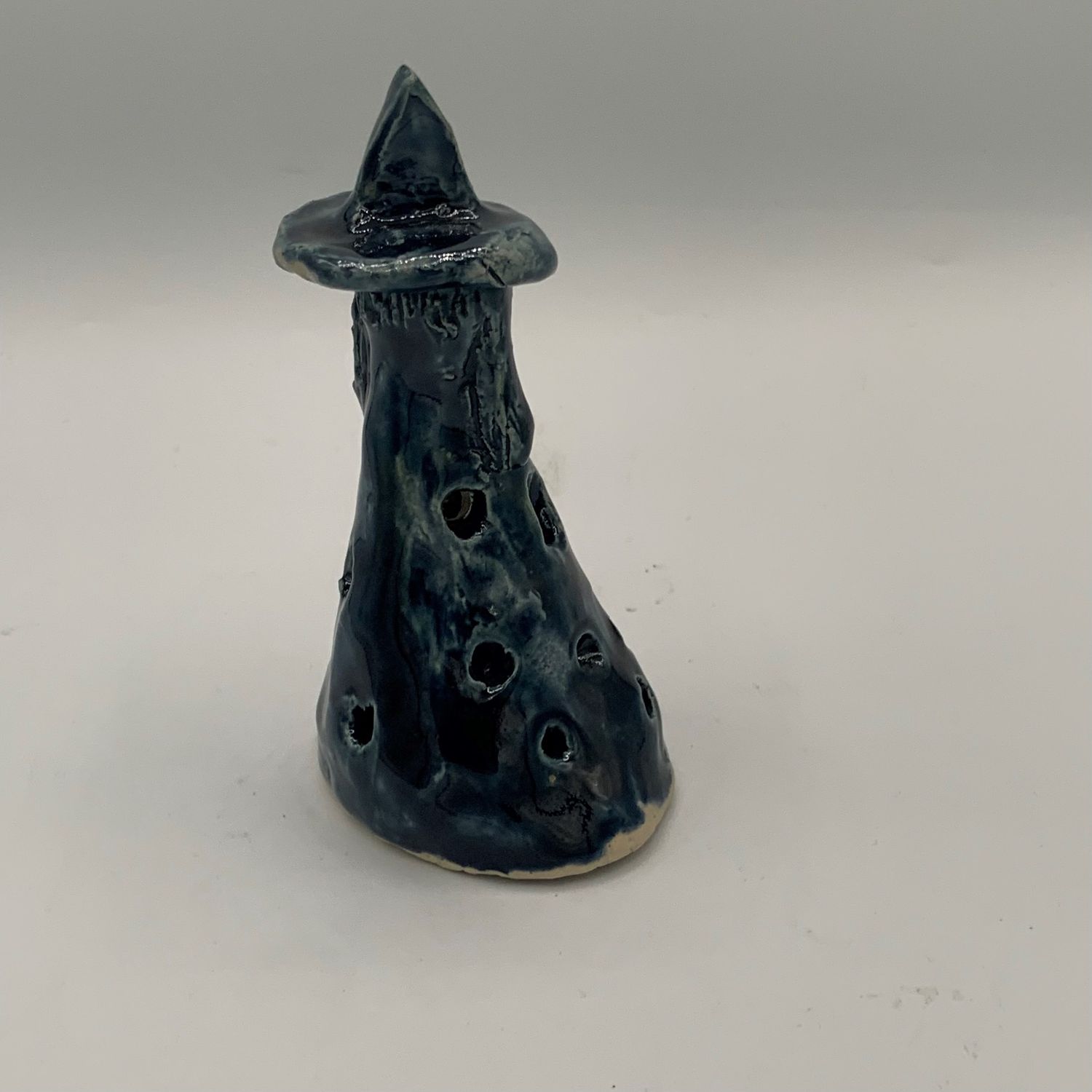 Studio, Blue witch ceramic figurine