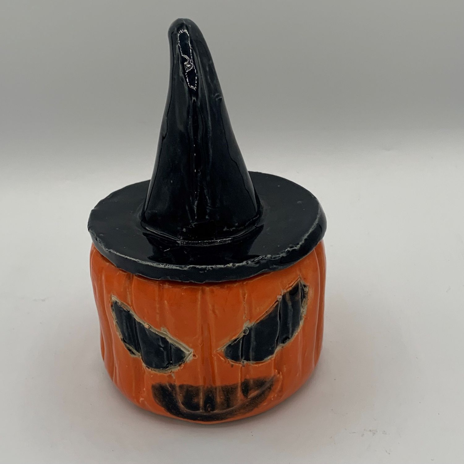 Studio, Dish w/ Lid, Witch Pumpkin
