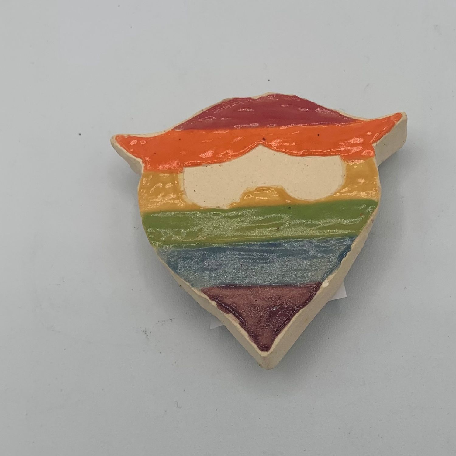 Studio, Rainbow Beard, Ceramic Magnet