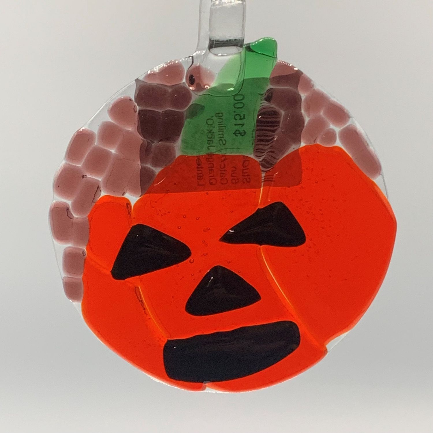 Studio, Sun Catcher, Smiling Orange Jack O&#39; Lantern