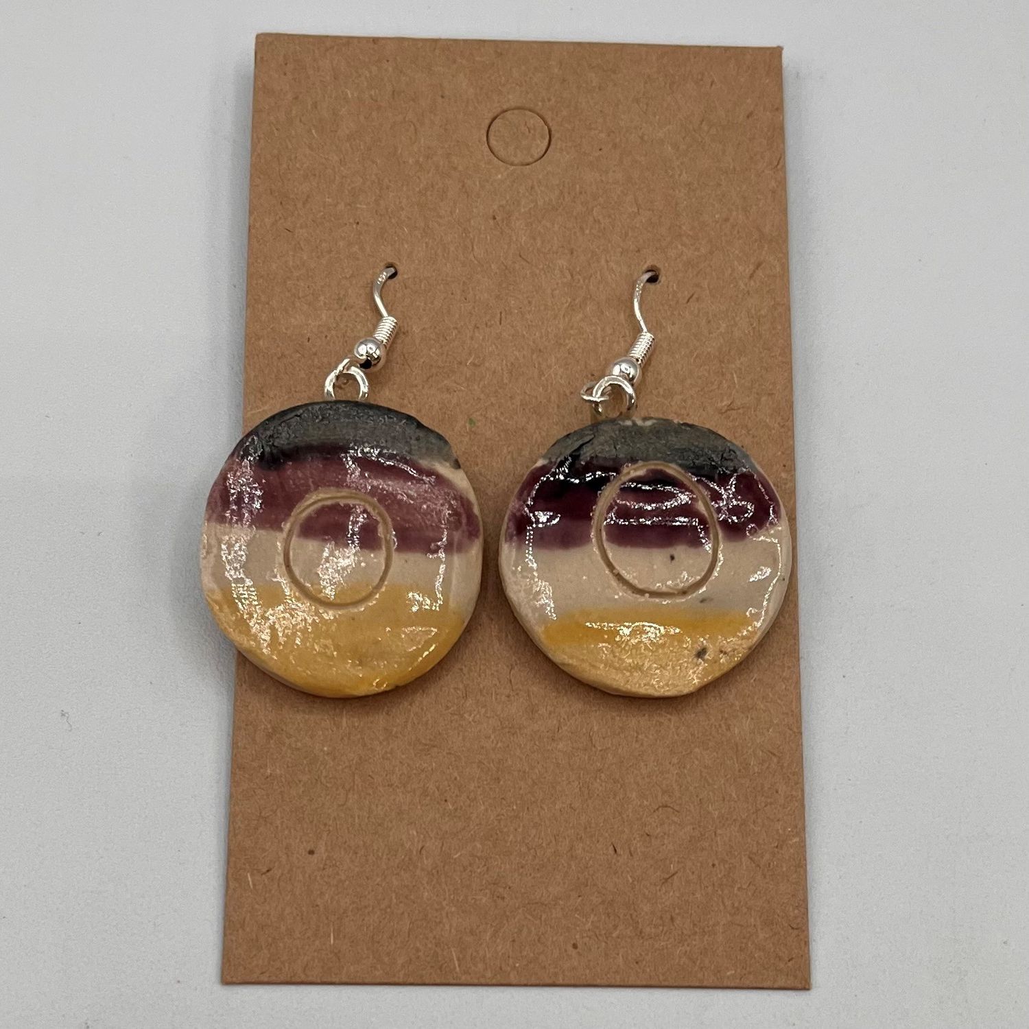 David Smyth, Clay Rainbow, Ceramic Earrings