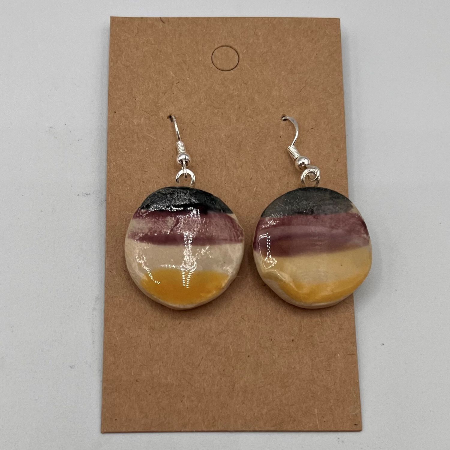 David Smyth,  Pride Eyes, Ceramic Earrings
