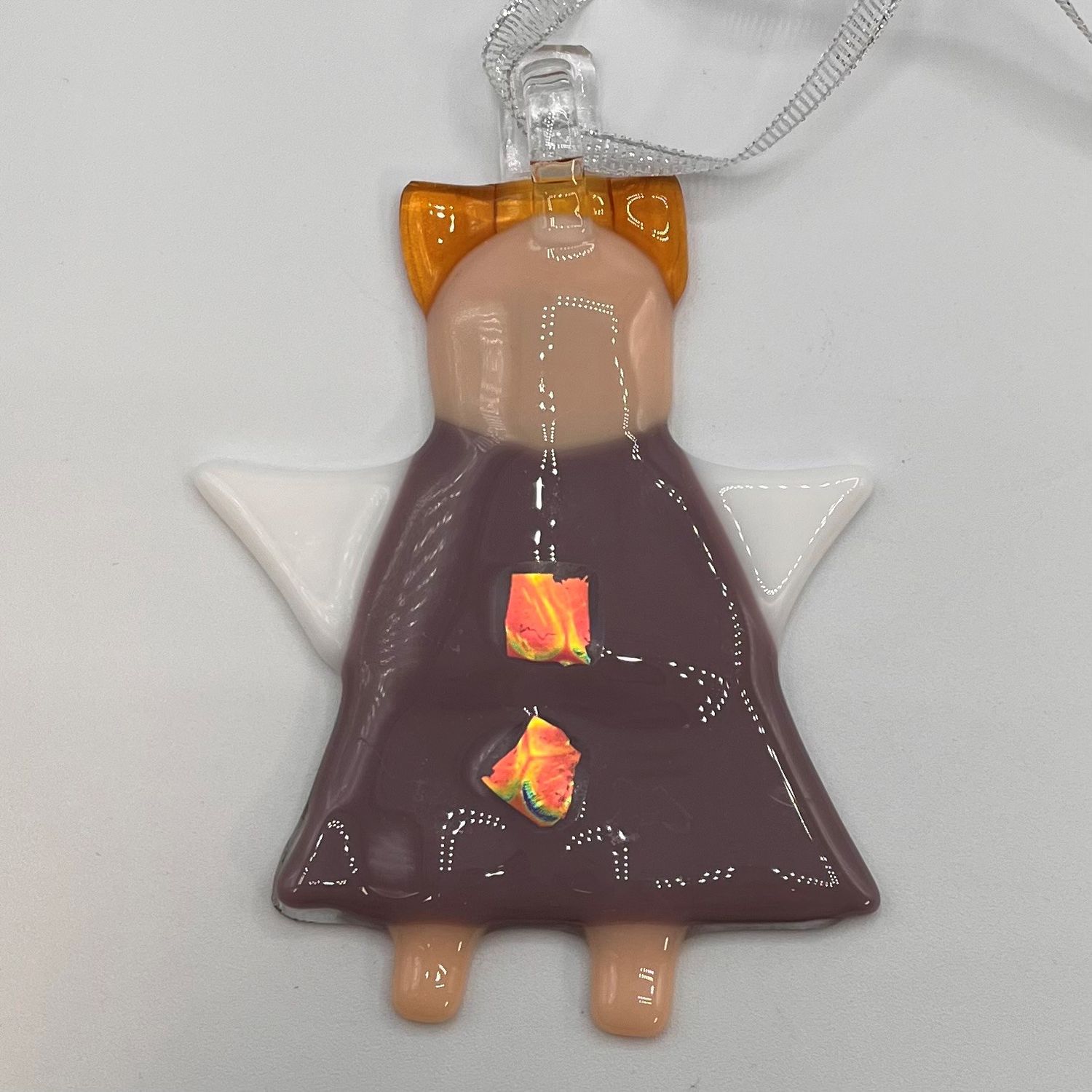 Tammy Mccammon, Purple angel glass ornament