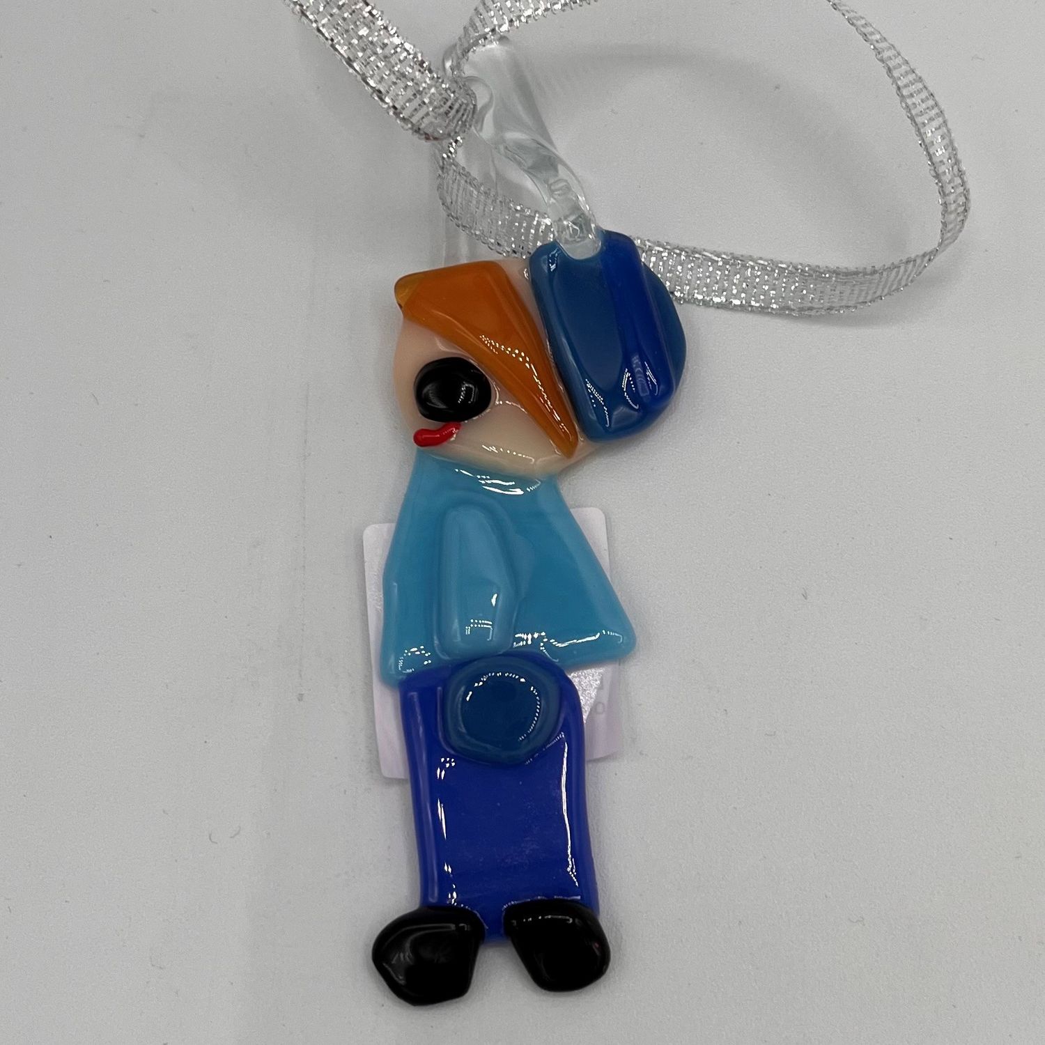 Megan Hill, Blue boy glass ornament