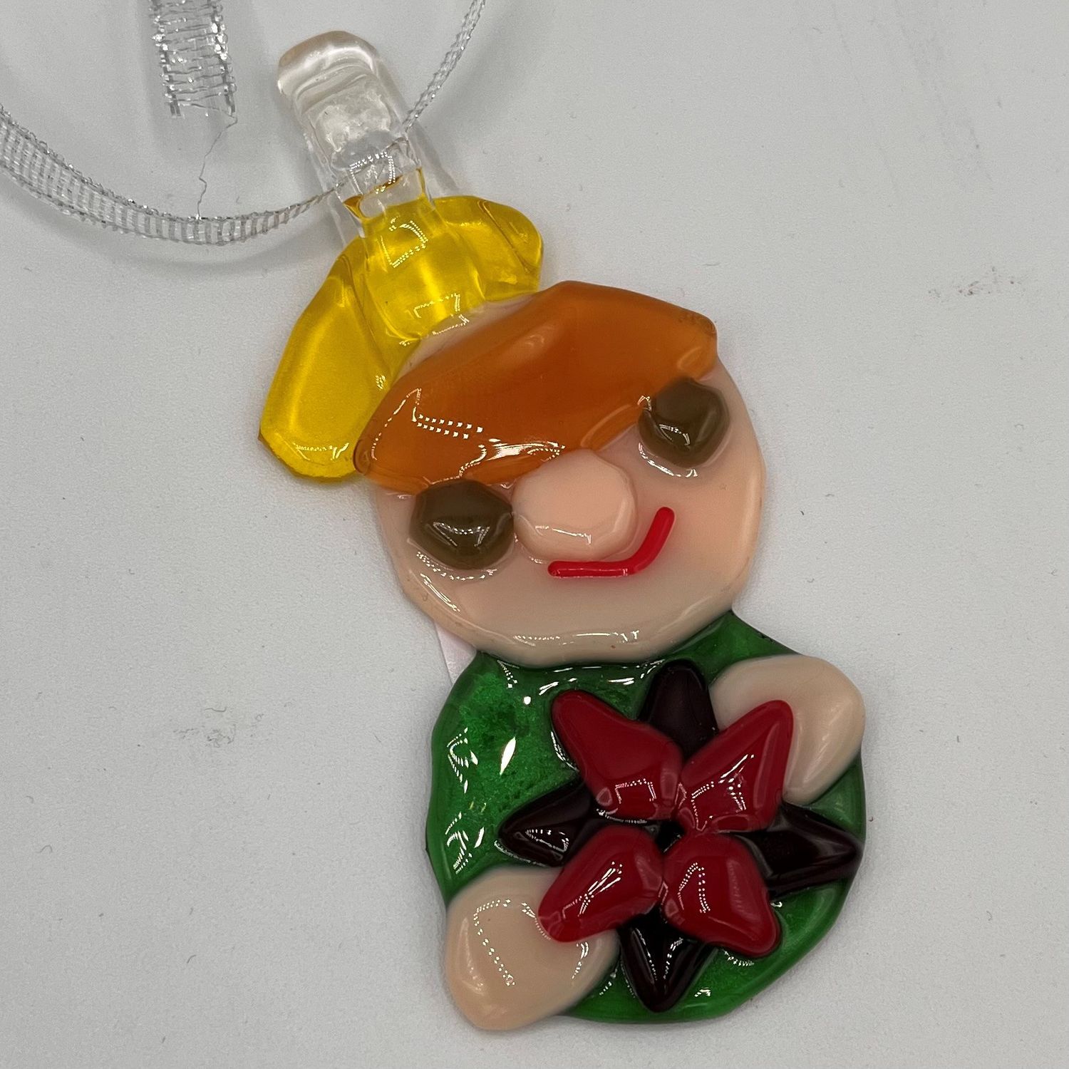 Megan Hill, Blond boy glass ornament