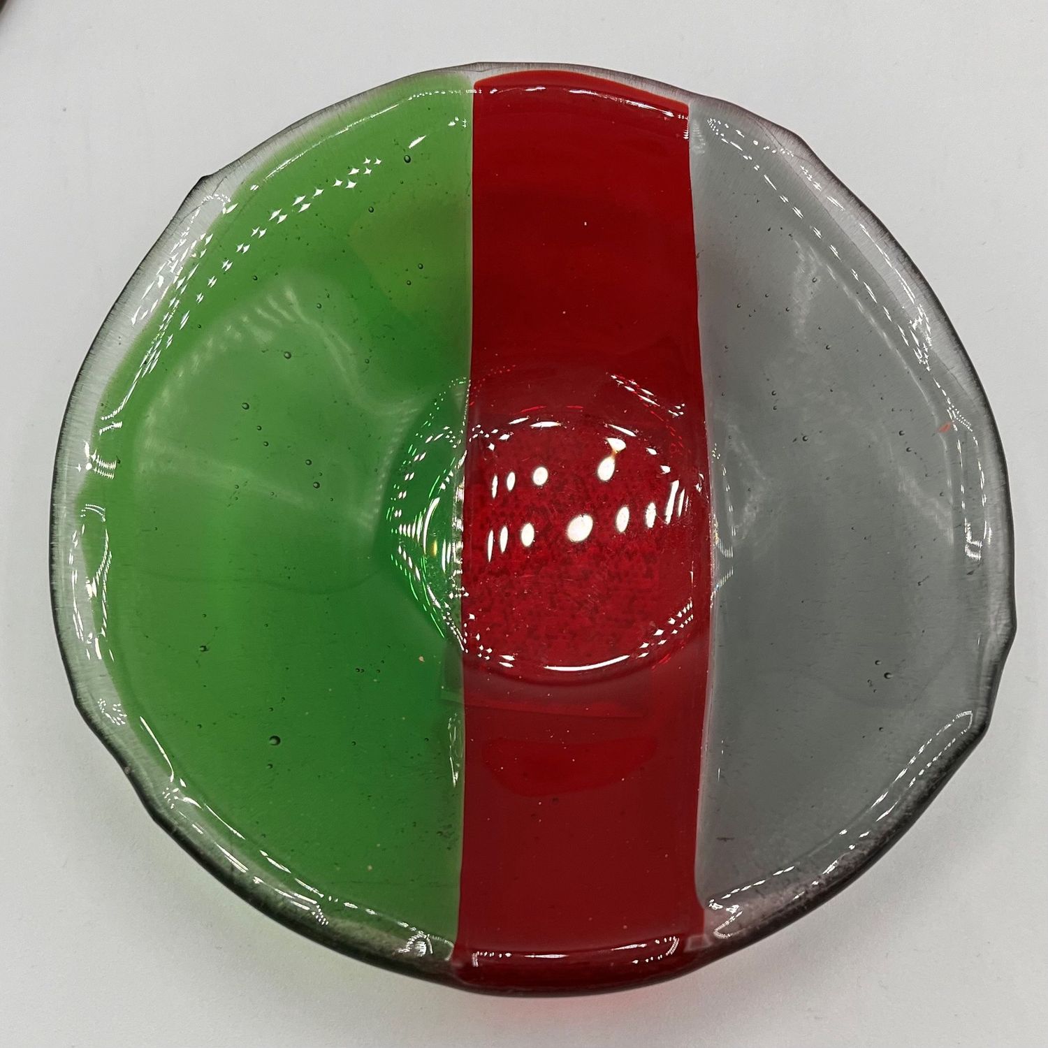 Rebecca Reed, Bowl, Green and Red