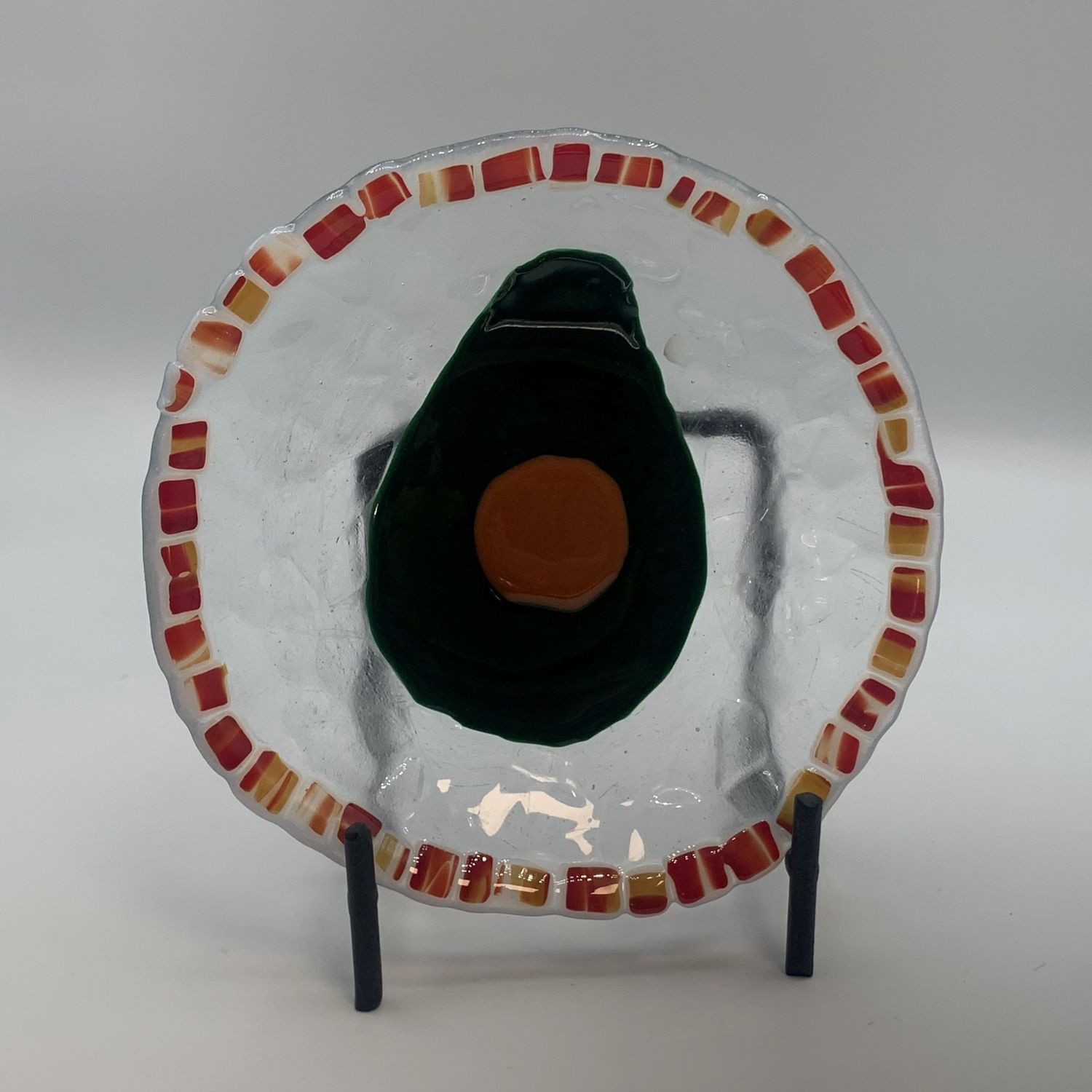 Rebecca Reed, Avocado glass dish