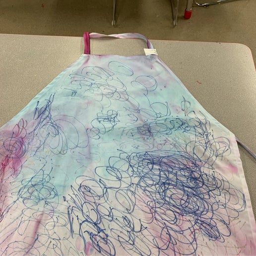 Duane Sparks, Apron, Blue &amp; Pink