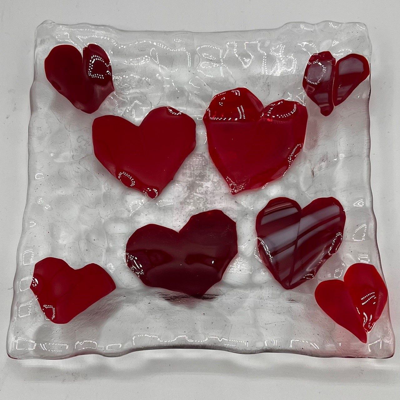 Tiffany Jameson, Glass dish with hearts