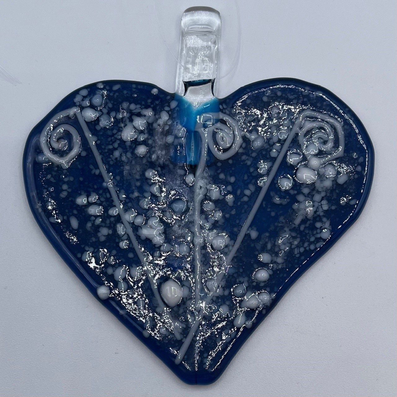 Mallory Miller, Blue heart suncatcher