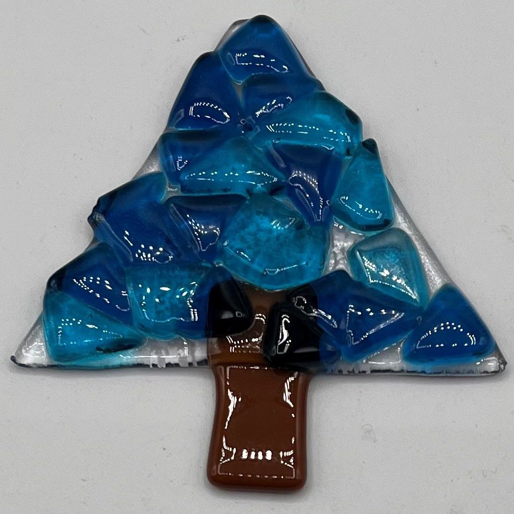 Studio, Glass Tree, Blue
