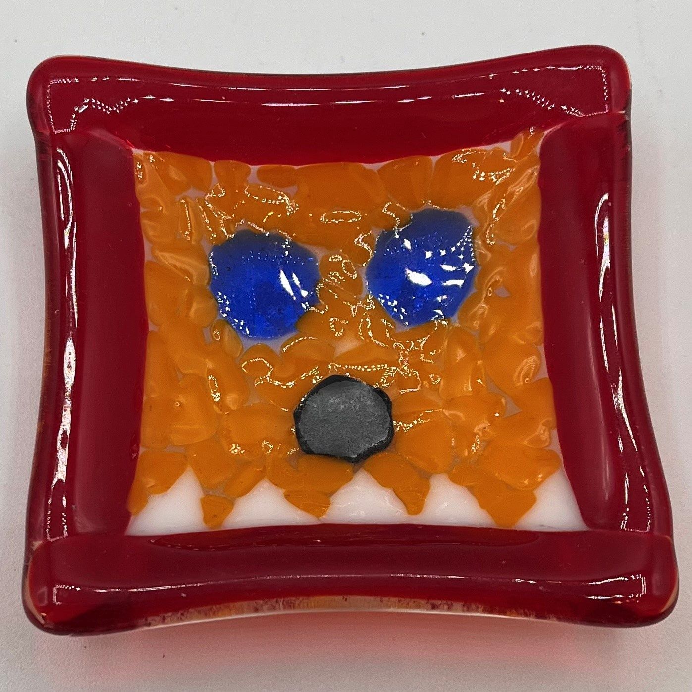 Studio, Ring Dish, Monster, Red &amp; Yellow