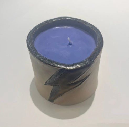 Studio, Ceramic lightning bolt candle