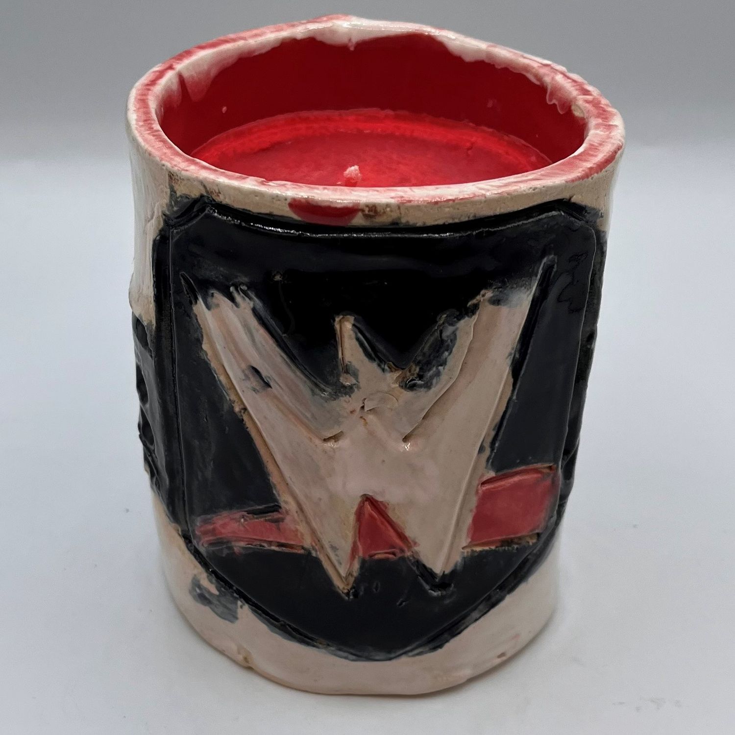 Dale Murphy, &#39;W&#39; ceramic candle